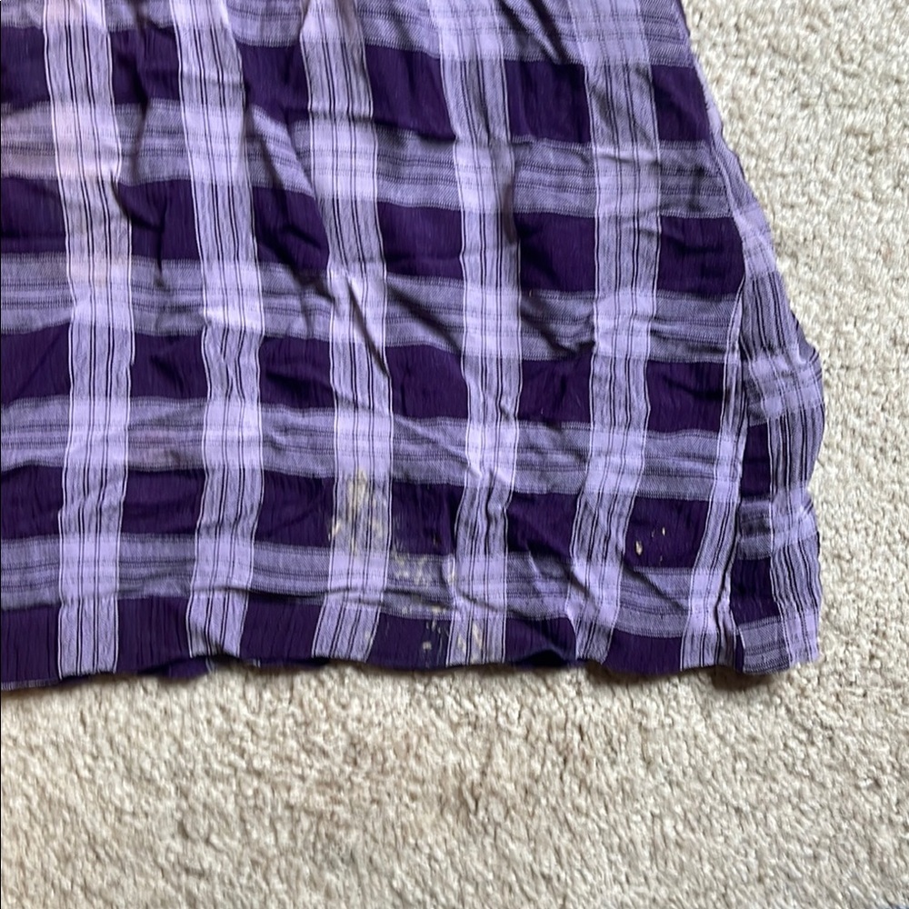 Purple Sleeveless Scoop Neck Sundress - Picture 4 of 5